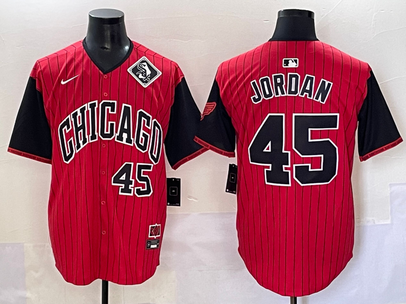 Men Chicago White Sox #45 Jordan red Nike MLB 2026 jersey 065400